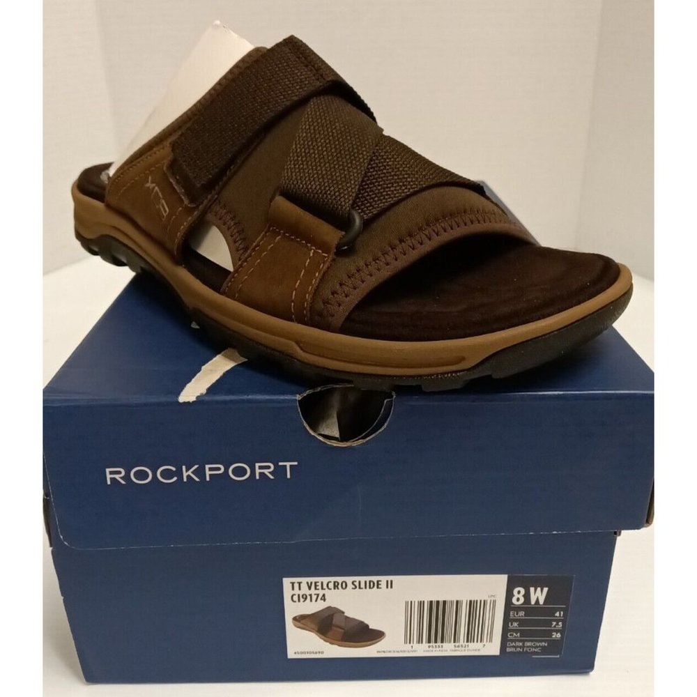 Rockport Men's Trail Technique Slide Ii Sandal Size 8 Wide New